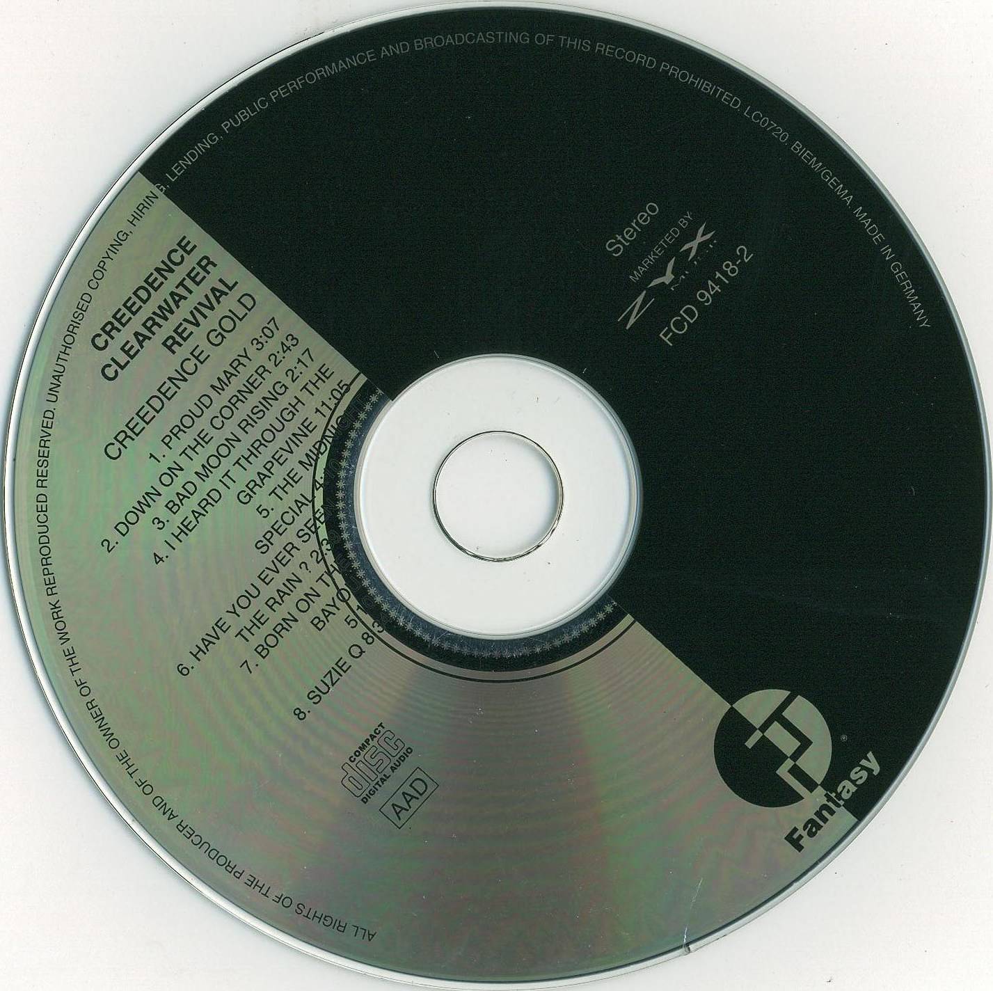 Creedence Clearwater Revival Creedence Gold : CD DE